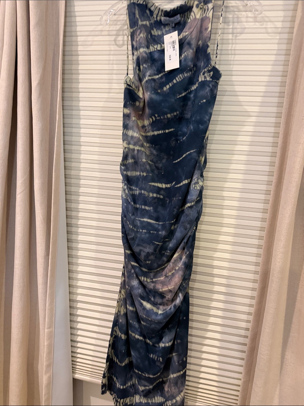 Michael Stars Iris ribbed tie dye dress.